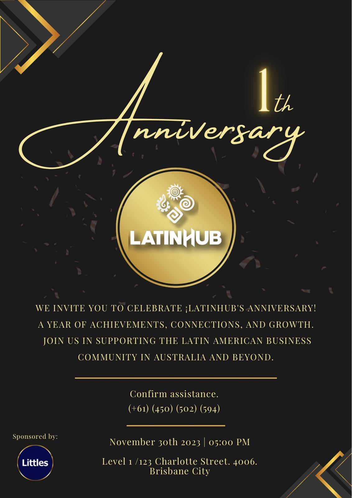 First Anniversary LatinHub